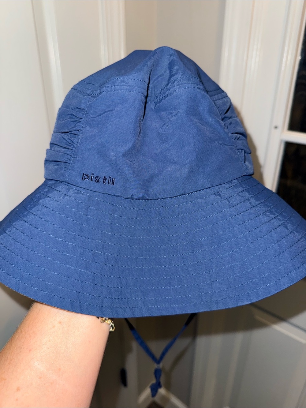 Pistil Dover Sun Hat Marine Blue Packable UPF 50+ Bucket Hat